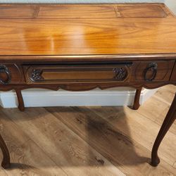 Small Antique Vanity Desk Table