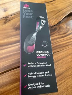 Spenco Ground Control Low Arch Insoles