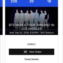 BTS World Tour ‘ARIGANG’ In LOS ANGELES