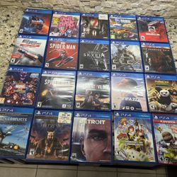 Playstation 4 PS4 Video Games