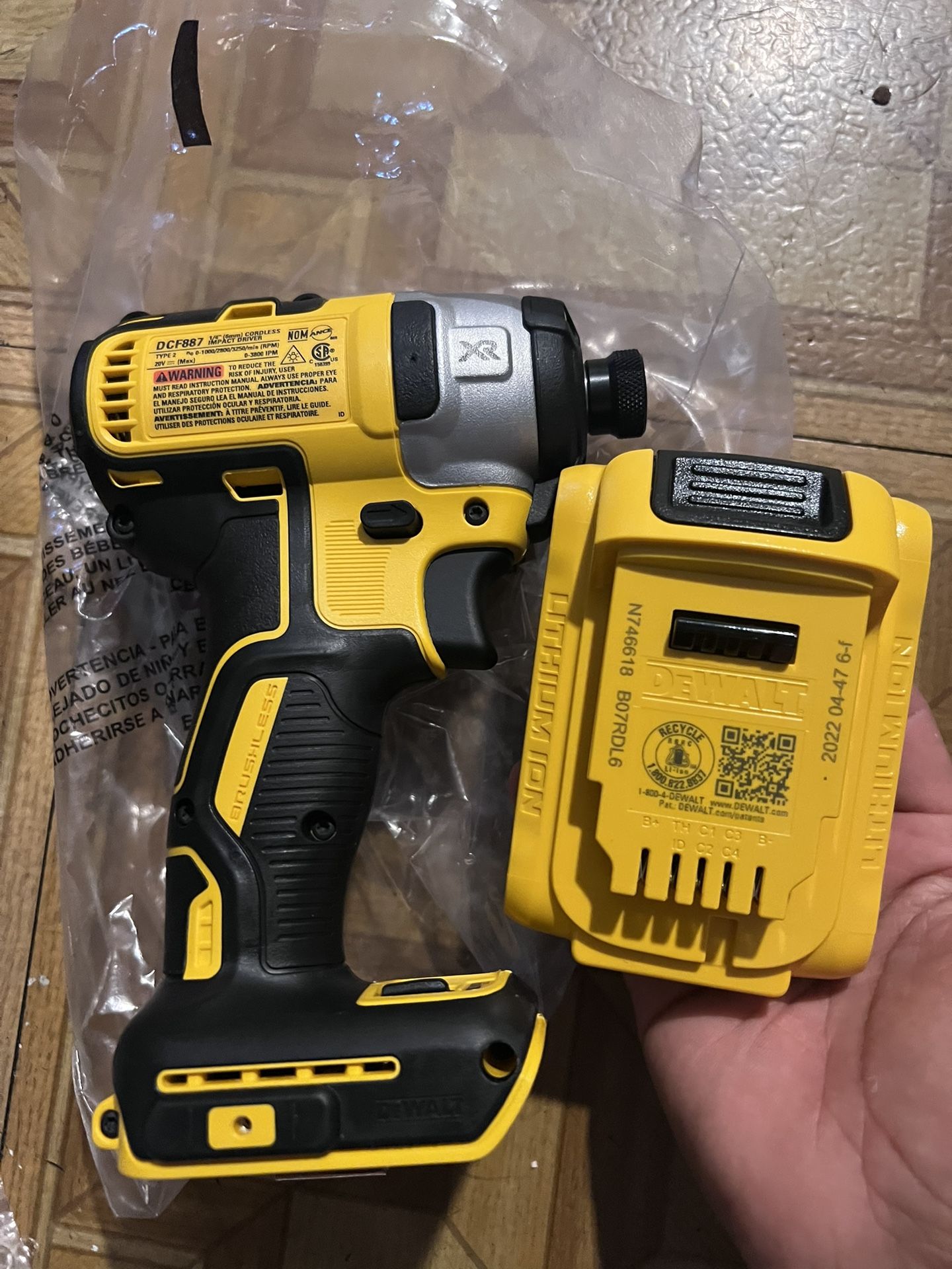 dewalt impact driver xr