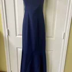 Gorgeous Navy Blue Gown 