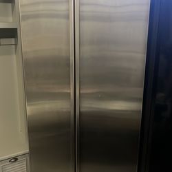 Stainless Steel Garage Fridge GE