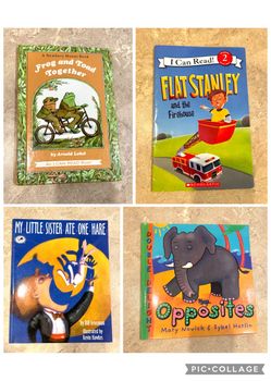 Kids book –LIKE NEW, frog and toad, flat Stanley, opposites, reading, Classroom, teacher