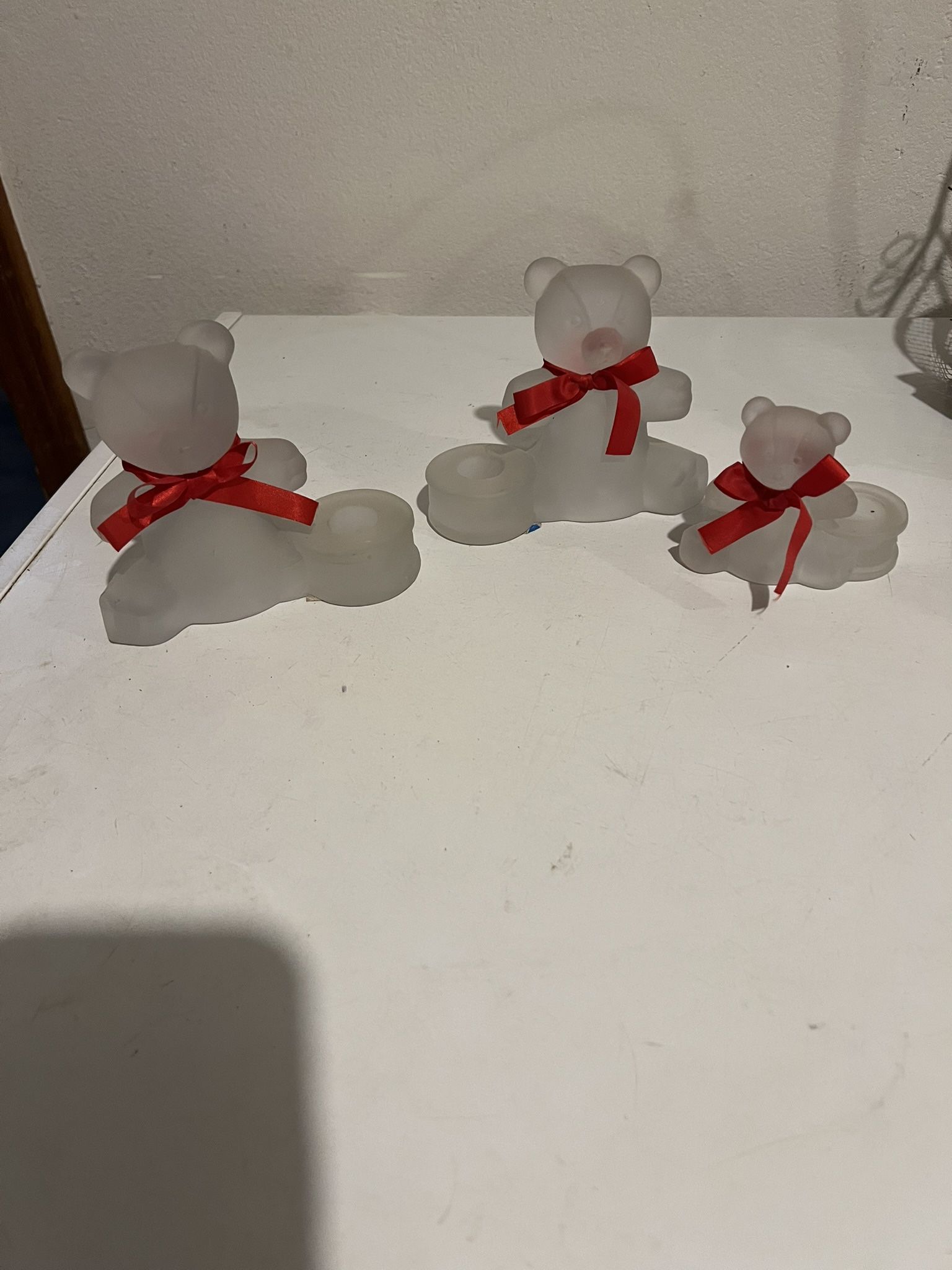 Frosty Teddy Bear Set