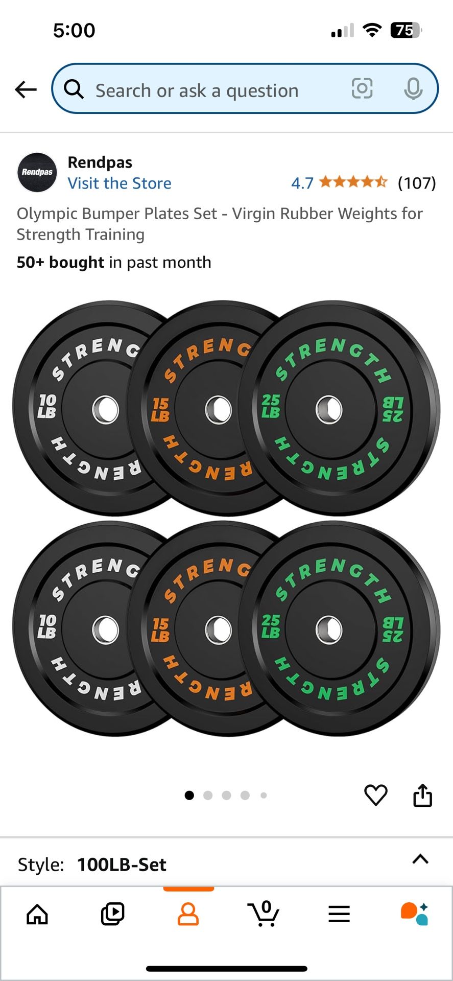 100 Lb Weights