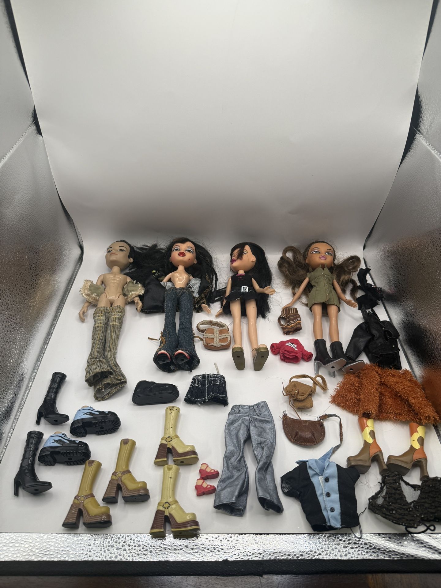 Lot If Bratz Dolls And Accessories 