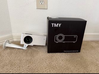 Projector, wall mount, and screen