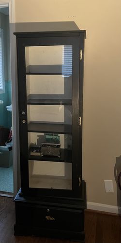 Vintage Cabinet With Drawer + Shelves