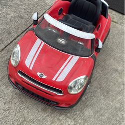 Ride On Mini cooper Electric Car 