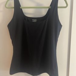 PUMIEY - Tank Top square-neck Black (L) $7.