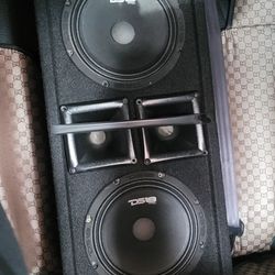 2 PRV Horns And Two 8" DS 18 Chechero New Condition 