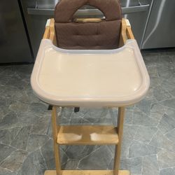 Organic Wooden High Chair “Anka” Brand 