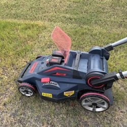 84V Electric Battery Self propelled Ride Cutting Garden Machines Cordless Lawn Mower