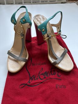 READ DESCRIPTION - Loubotins red sole heels 37.5