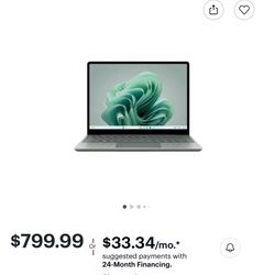 Microsoft - Surface Laptop Go 3 - 12.4" Touch-Screen - Intel Core i5 with 8GB Memory - 256GB SSD (Latest Model) - Sage