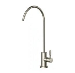 Single Handle Single Hole Water Filter Standard Kitchen Faucet in Brushed Nickel