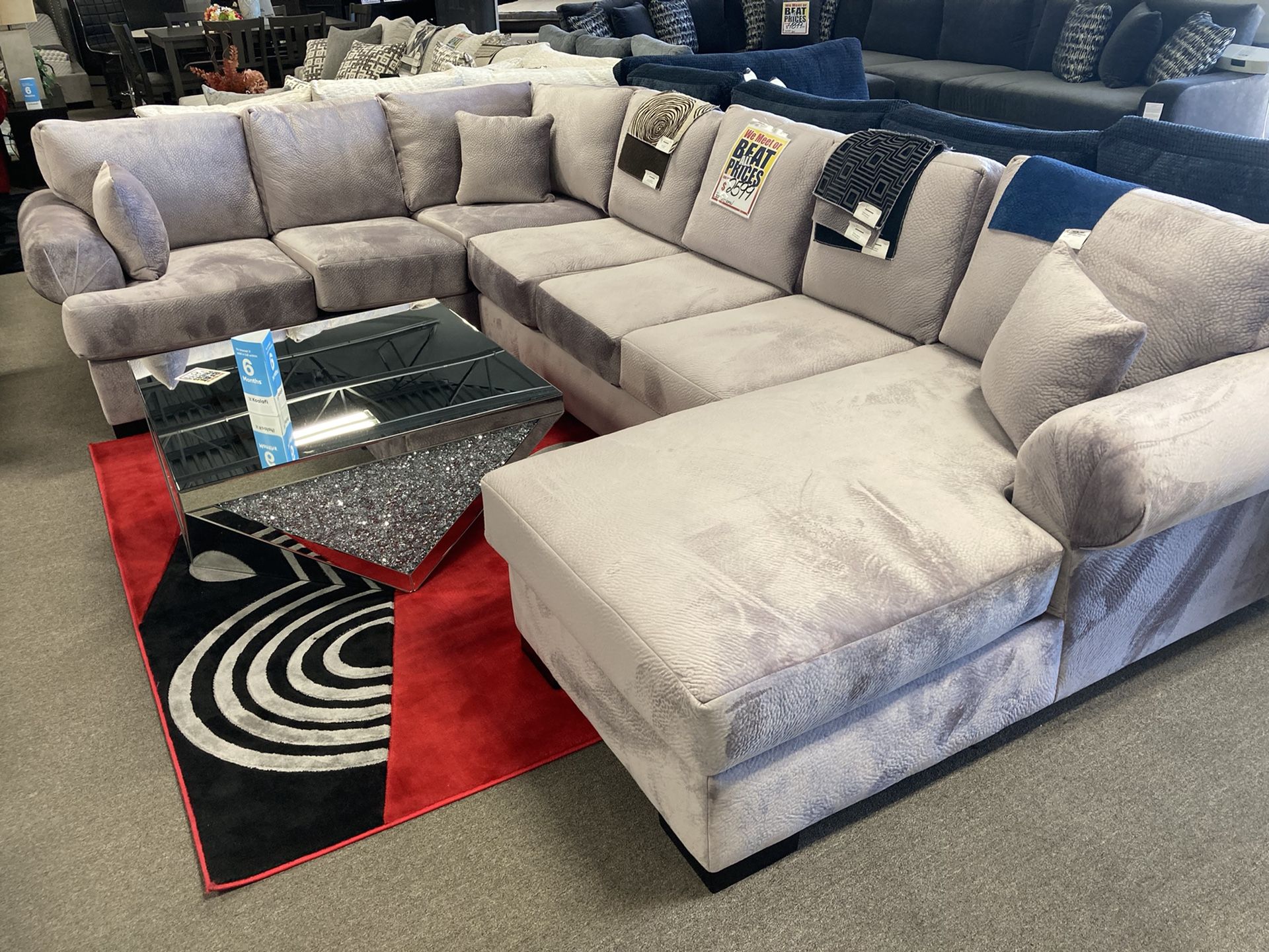 Plush Uniques Sectional 🥰😍$2,599 Easy Financing 💸