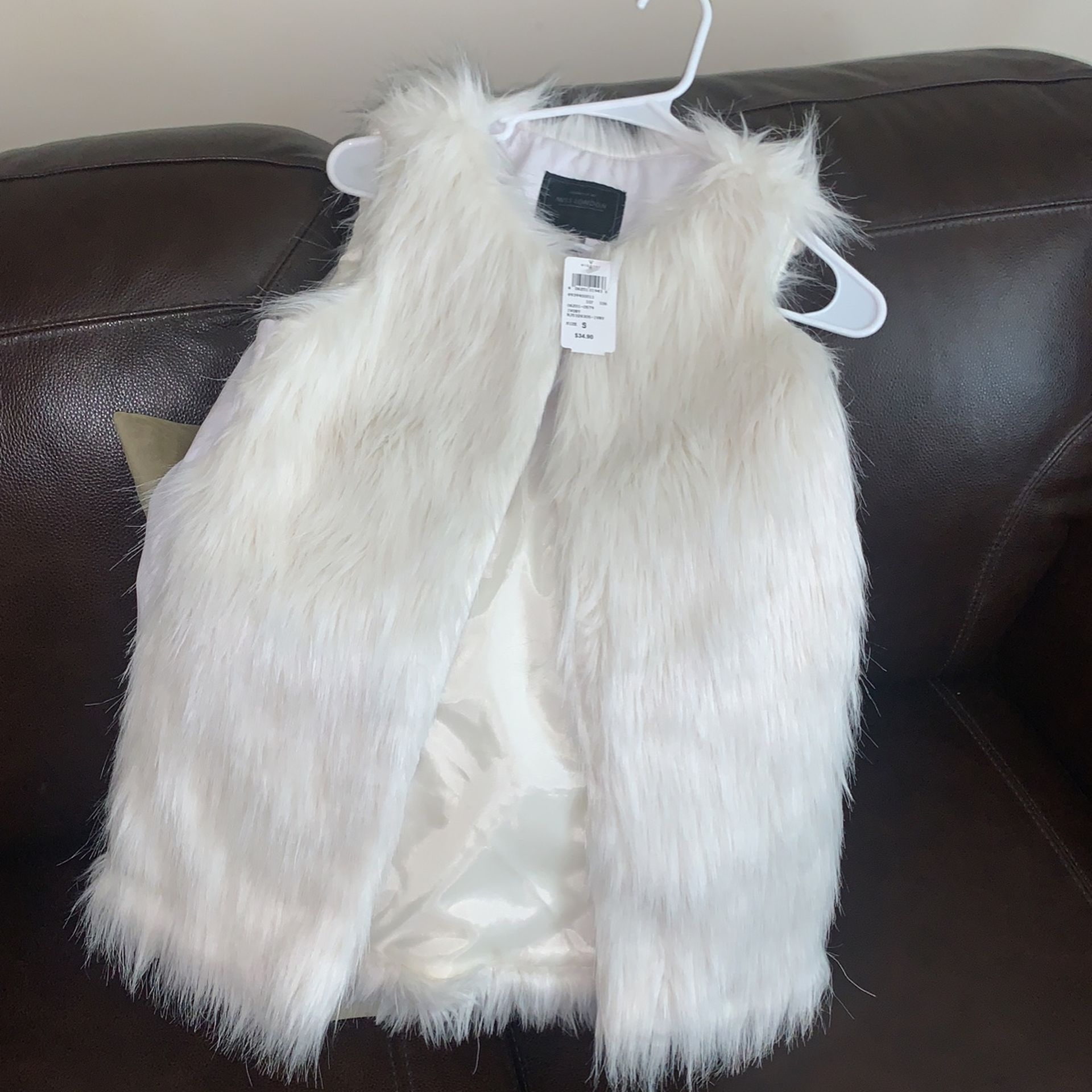 Women’s Artificial Fur Vest New Small