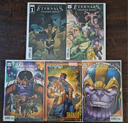 Lot Of Eternals: Thanos Rises + Celstia + Forever (9 Books Bagged & Boarded)