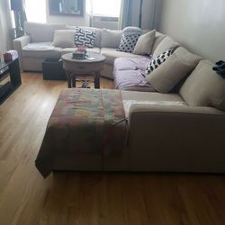 Beige  Sectional sofa