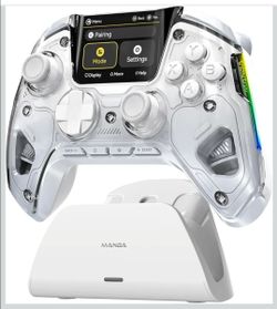 white Manba One wireless gaming controller