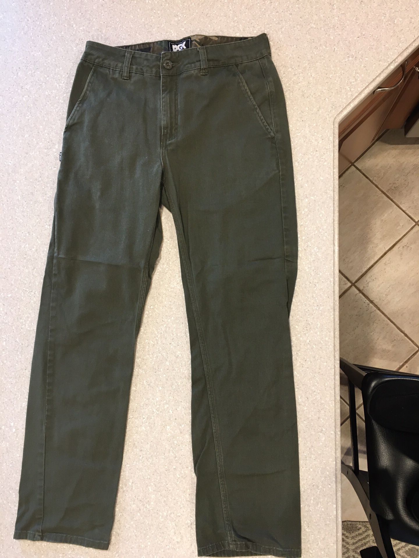 DGK Chino Skate Pants 32”W 30”L