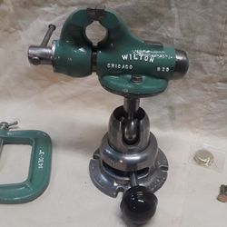 1956 WILTON 2” BABY BULLET #820 (RESTORED) Machinists Bench Vise w/ POWERARM Jr.