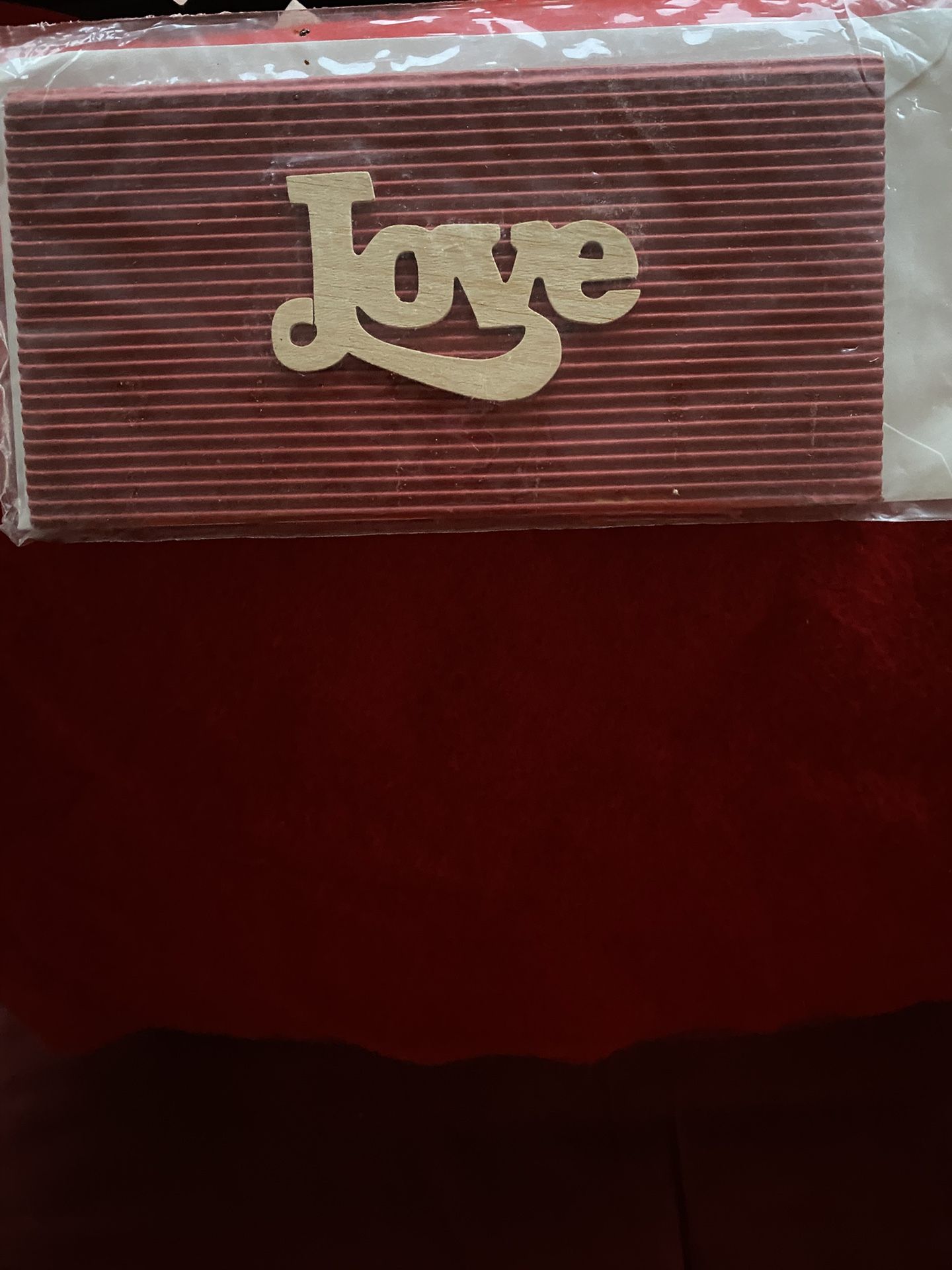 Set Of 2 Handmade Greek Love Wooden Cards Imported From Greece