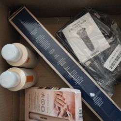 Box Of Hair Grooming Items 