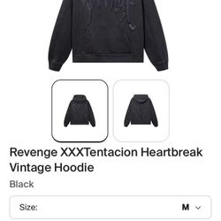 Revenge XXXTentacion Heartbreak Vintage Hoodie