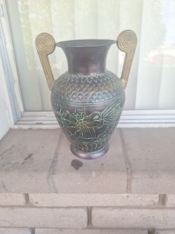 Vintage Bronze Urn