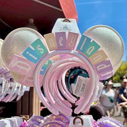 Disneyland Marquee Pastel Headband 