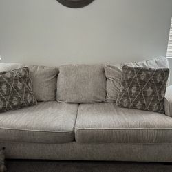 Ashley’s Couch and Oversized Chair With Ottoman 