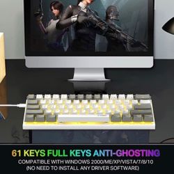 LED Wired Mechanical Keyboard 