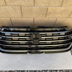 VW Atlas Grill 2024-2025, OEM ORIGINAL VW Atlas front bumper grill, atlas grille 