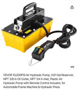 10,000PSI Air Hydraulic Pump