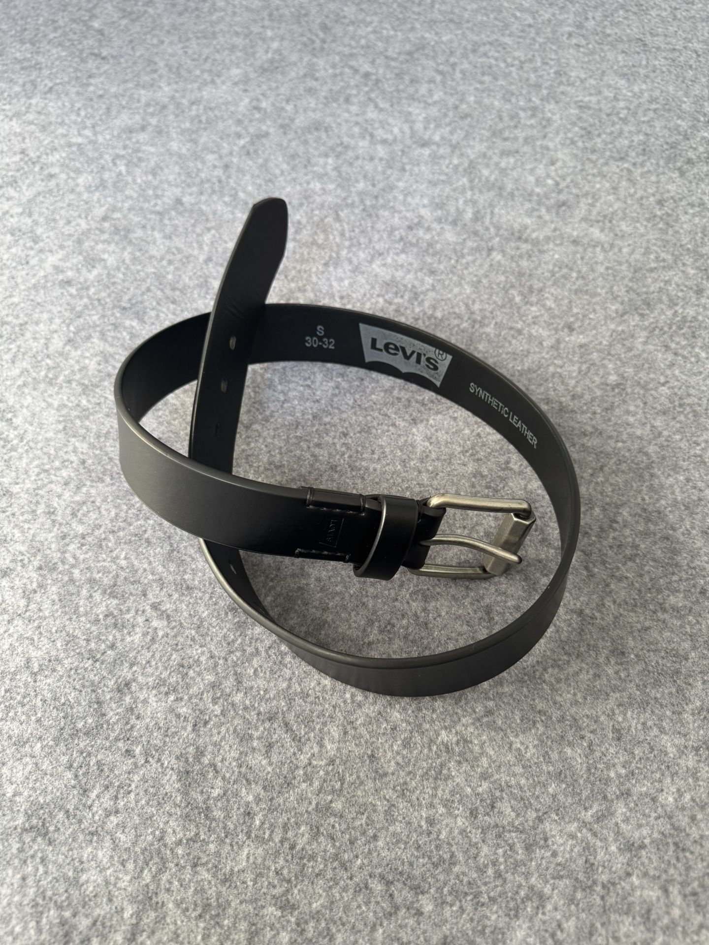 Levi’s Black Synthetic Leather Belt - Brand New