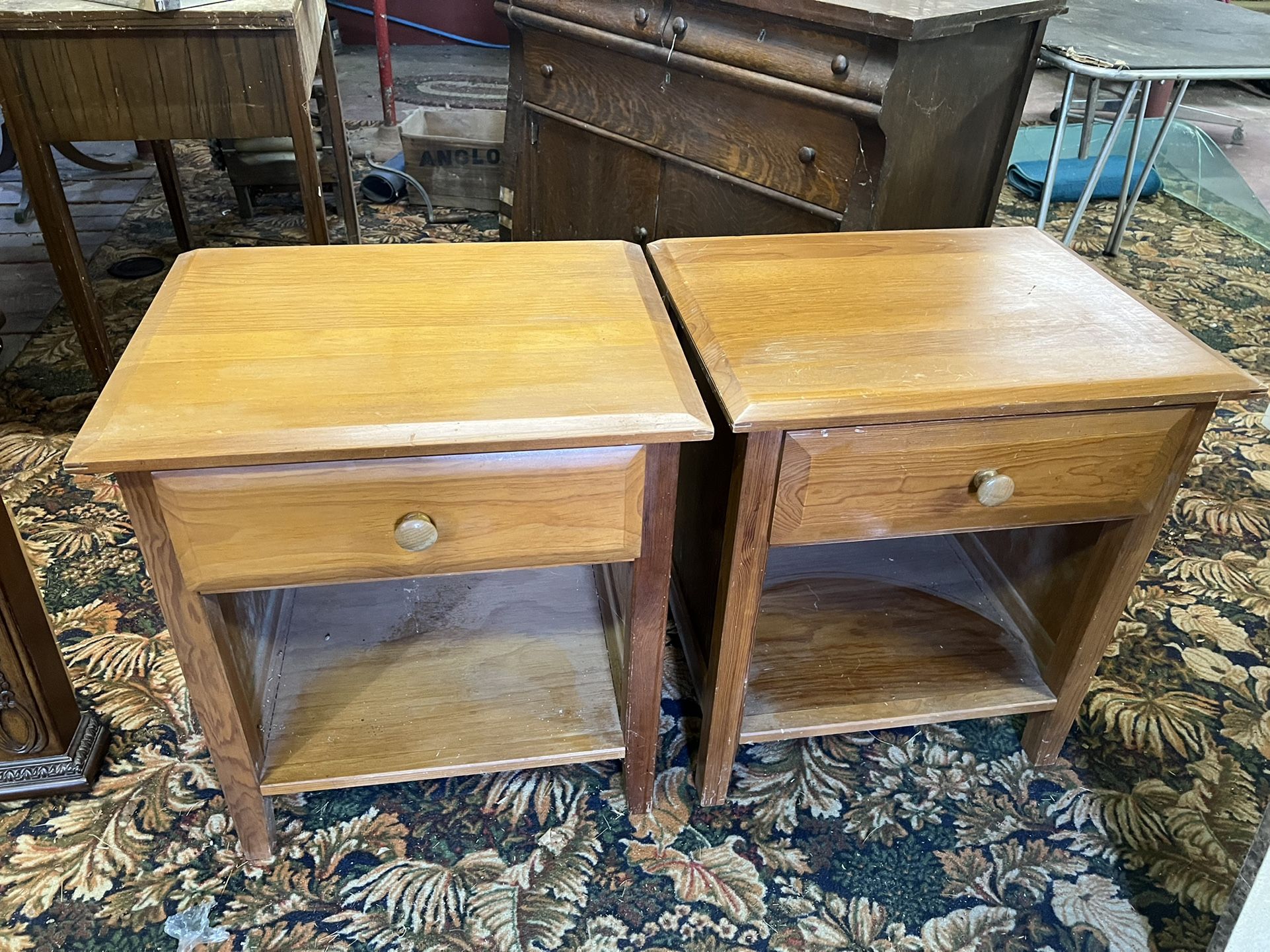 Wood End Tables