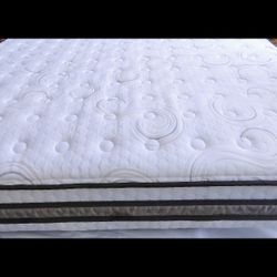 $25 Delivery High End Serta I-Series Hybrid California King Size Pilliw-Top Mattress 