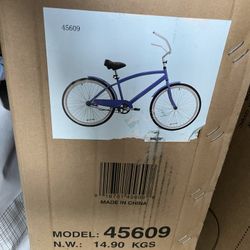 Brand New Kent 26 Blue Cruiser Bike