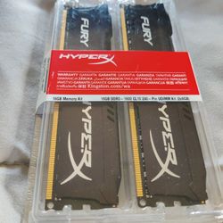 2x8 GB DDR3 RAM
