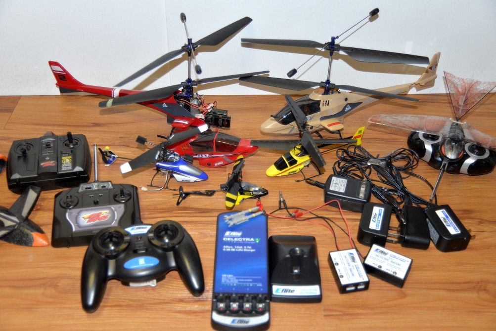 LOT - RC Blade CX2 Helicopters MCR MSX E-Flite & More