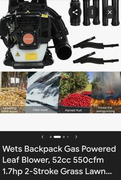 Wetts BACKPACK BLOWER 
