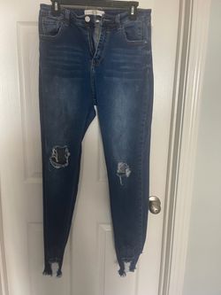 1822 Denim Distressed Skinny Jeans Medium