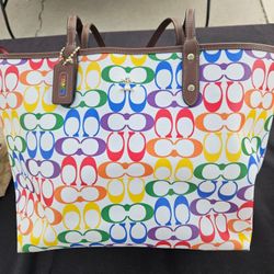 Coach Purse Rainbow 