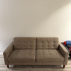 Mid century tufted sofa 65” Wide 