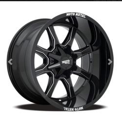Moto Metal 6-Lug Wheel 🛞 255/70R18 set of 4 MOVING OUT OF STATE