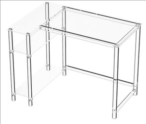 Clear Acrylic Computer desk
