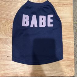 Dog T-shirt “BABE”